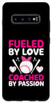 Galaxy S10+ Fueled By Love Coached By Passion Baseball Player Coach Case