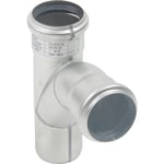 EuroPipe 50 x 50 x 87,5° gren böjt rostfritt stål AISI 304 EN1.4301