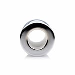 Master Series Medium Abyss 1.7 Inch WIDE Hollow Anal METAL BUTT PLUG + VIBE