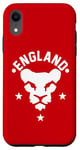 Coque pour iPhone XR Ballon de football Euro Lioness Stars d'Angleterre