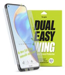 Ringke Dual Easy Wing [2 Pack] Compatible with Xiaomi Mi 10T 5G / Mi 10T Pro 5G Screen Protector, Easy Installation, Full Side Coverage, Film
