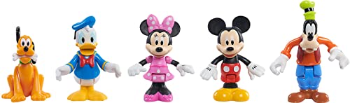 Mickey Mouse Coffret de Figurines à Collectionner La Maison Magique de Disney Junior, 5 Figurines, Figurines à Collectionner de 7,6 cm de Haut, Jouets pour Enfants de 3 Ans et Plus par Just Play