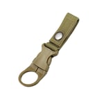 4st hängande flaska Spänne Clip Karbinhake Pp Fastande nyckelkrok Molle Webbing rem för utomhus bergsklättring aktiviteter qd best Khaki