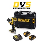 DeWalt DCF887M2 18V Brushless Impact Driver 2x4Ah Batteries DCB182