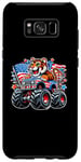 Galaxy S8+ Patriotic Tiger 4th July Monster Truck American Case