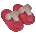 WILLY SLIPPERS PENIS Plush PINK Party Hen Stag Night Xmas UK SELLER FAST POST