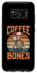 Galaxy S8 Retro Coffee Brewer Skeleton Case