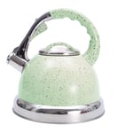 Ommda 3.5L Stove Top Kettle Whistling Kettle Stainless Steel Induction Kettle Green Green Green