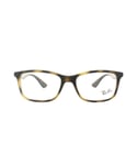 Ray-Ban Unisex Glasses Frames 7047 5573 Matt Havana Mens 54mm - Brown - One Size