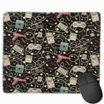 Old Age Toy Gun Gamepad Mouse Pad with Stitched Edge Computer Mouse Pad with Non-Slip Rubber Base for Computers Laptop PC Gmaing Work Mouse Pad