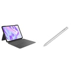 Logitech Combo Touch pour iPad Pro 13 Pouces (M4) Étui Clavier et Stylet numérique Crayon (2018 et Versions ultérieures), Clavier Français AZERTY - Graphite