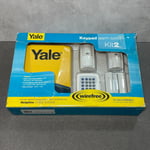Yale Wirefree Keypad Alarm System HSA3400 Kit 2 New Boxed PIR+Bell+Keypad+Sensor