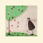 Art Group The Sam Toft (The Apple Doesn't Fall Far from The Tree) -Mounted Print 40 x 40cm, Paper, Multicoloured, 40 x 40 x 1.3 cm