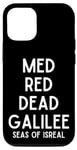 Coque pour iPhone 12/12 Pro Med Red Dead Galilee Sea Israël
