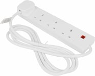 STATUS Multi Plug Extension | 4 Socket Extension Cable | 4M Extension Lead with