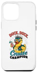 Coque pour iPhone 15 Pro Max Duck Duck Cruise Funny Family Cruising Groupe assorti