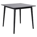 Nordic Furniture Group Viken matbord svart ask melamin 80x80+30 cm