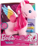 Mattel Barbie A Touch of Magic Stuffed Animals, Walk & Flutter Pegasus... 