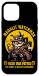 Coque pour iPhone 12 mini Wise Owl Night Moonlit Watchman Animal Mignon Robot Oiseau