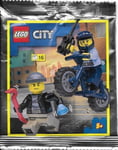 LEGO City Police Woman with Bike and Crook Foil Pack Set 952211