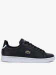 Lacoste Carnaby Pro Court Trainers - Black/white, Black, Size 4, Women