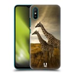 Head Case Designs Giraffe Couple And Landscape Wildlife Hard Back Case and Matching Wallpaper Compatible With Xiaomi Redmi 9A / Redmi 9AT