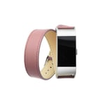 Fitbit Charge 2 Ersättnings Läder Klockarmband - Rosa