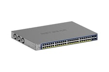 NETGEAR Smart S3300-52X - v3 - switch - 48 portar - smart - rackmonterbar