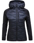 Peak Performance Helium Down Hybrid Hood Women Svart XS - Fri frakt
