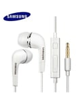 Original Casque Audio Ecouteurs Filaire Kit main libre Oreillette Prise Jack 3.5mm - Blanc - Pour Samsung Galaxy A05 / A05s