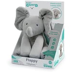 GUND Baby Animated Flappy the Elephant Stuffed Animal Plush, Grey, 30.5 cm