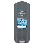 Dove Men+Care Gel douche 3 en 1 Clean Comfort - Pour le corps, le visage et les cheveux - Avec effet nourrissant 24H - 400 ml