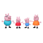 Peppa Pig Toys Peppa's Family, Set of 4 Figures, Kids Toys