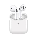 Pro 5 Bluetooth-hörlurar kompatibla med iPhone och Android, trådlösa Bluetooth-hörlurar, lätta att bära, vita (Prissänkt rea)