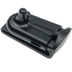 Clip à ceinture compatible avec Motorola Talkabout T6200, T6210, T6220, T5950 appareil radio - plastique, noir - Vhbw