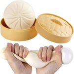 Dumpling Squishy, Dumpling Stressboll, Ångad Fylld Bulle, Stressavlastande Klämmande Bulle Leksaker för Halloween-projekt, Lura Människor, Barnlek