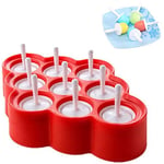 YFOX ice Cream Stick ice Hockey Mould Made of Silicone DIY Mini Popsicle Mould Suitable for Your Child
