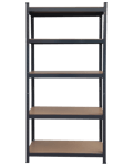 Stålhylla 180x90x45 cm - antracit