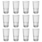 Oxford Bar Stacking Highball Glasses - 395ml - Clear - Pack of 12