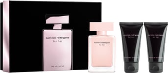 Narciso Rodriguez - For Her EDP 50 ml+ Body Lotion ml + Shower Gel Giftset