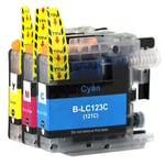 3 C/M/Y Ink Cartridges for use with Brother DCP-J752DW MFC-J4710DW MFC-J6920DW
