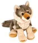 Wild Republic 10852 Wolf Plush, Cuddlekins Cuddly Soft Toys, Kids Gifts, 20 cm,Brown
