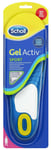 Scholl Gel Activ Sport Replacement Insoles Double Comfort Anatomic for Woman