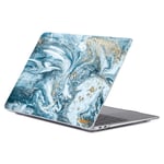 MacBook Air 13 (2020) ENKAY Hard Plast Case - Marmor - Blå