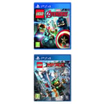 LEGO Ninjago Movie Game Videogame (PS4) + LEGO Marvel's Avengers (PS4)