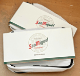 2 X SAN MIGUEL COOLER BAGS - DRINKS CHILLER PARTY BBQ FESTIVAL