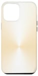 Coque pour iPhone 13 Pro Max Couleur crème simple minimaliste