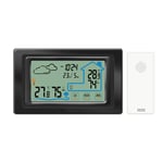 LIBAITIAN Multifunctional Weather Station Temperature, Colour LCD, USB Charging Port, Alarm Clock, Weather Forecasting, Temperature, Barometer, Humidity Monitor