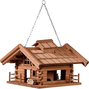 Lot De 8 Nichoirs En Bois Pour Oiseaux - Dimensions 12x12x22 Cm - Trou D'entrée 4 Cm - Pour Mésanges Et Petits Oiseaux Du Jardin