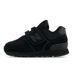 New Balance 574 Sneaker, Black, 2.5 UK